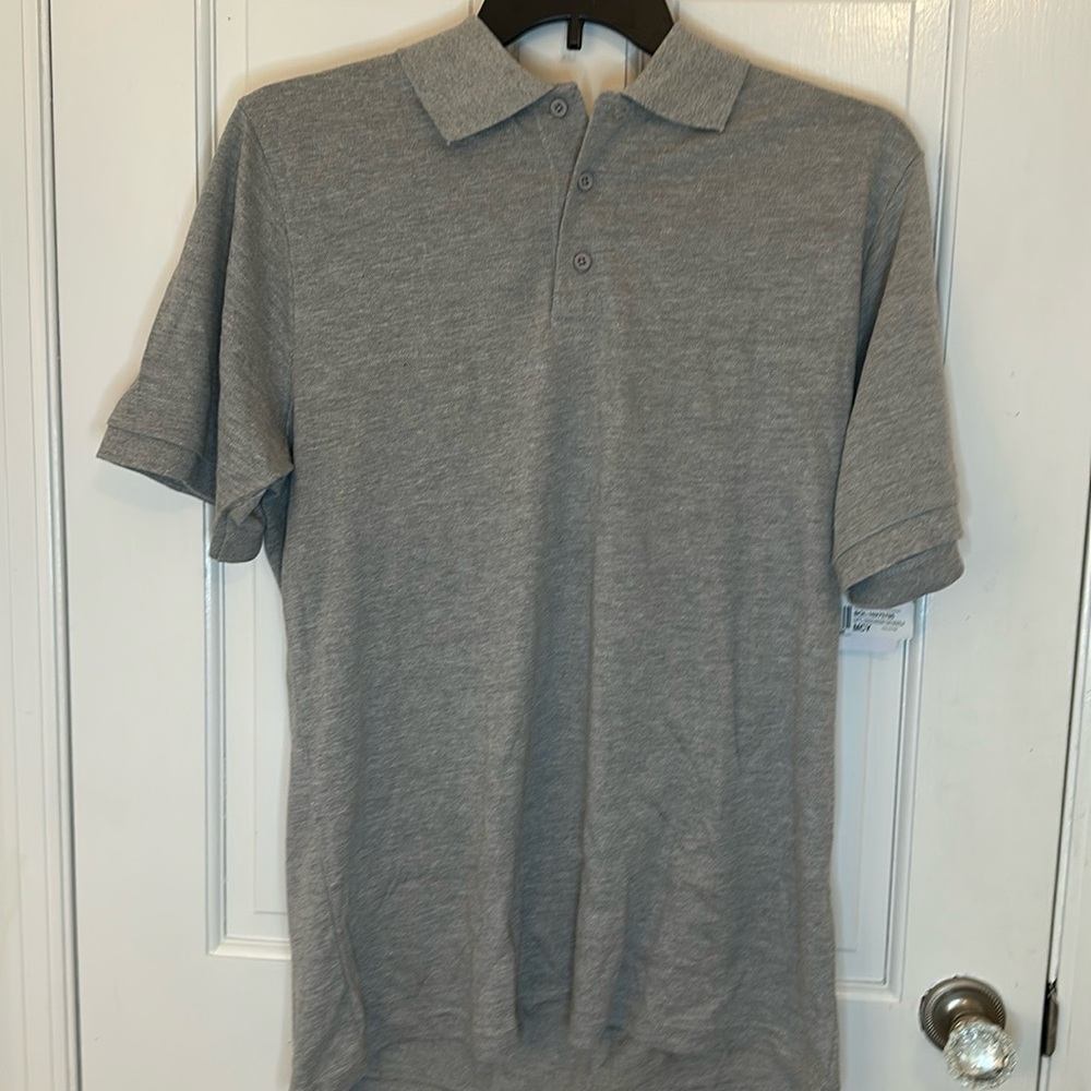 Galaxy by‎ Harvic Uniform Gray Polo Shirt size L NWOT